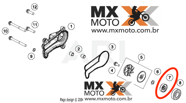 Protetor Bengala Original KTM 250 a 500 EXC EXCF XCW 2022 , serve de 2 –