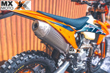 ( no Pix R$ 5999,00 ) Ponteira AKRAPOVICK 4T Titanium KTM EXC-F 250, 350 a 500 2020 a 2023 / Husqvarna FE 350/501 2020 a 2023 - GAS GAS  EC250F/350F 2021 a 2023 - 25105981000