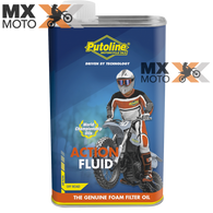 ( No pix R$ 99,00 ) Óleo Putoline Action Fluid 1 Litro para Filtro de Ar Espuma Motos Off Road / Filtro de Espuma e/ou Camisinha do Filtro Ar - 70005