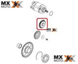 Engrenagem de Partida do Motor Arranque com Amortecimento Original KTM 4T 250/350 SXF/XCF/EXCF 19 a 24 - Husqvarna 250/350 FC/FE/FX 19 a 24 - GASGAS EX/EC250F/350F 21 a 24 MC250F 21 a 24 MC350F 22 a 24- 79240016100