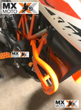 Protetor de Motor Inferior Laranja ( Gaiola Tubular ) Original KTM 690 ENDURO R / SMC R 2019 a 2024 - 76912968044EB