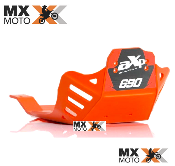 Protetor de Motor / Chassis AXP ( Plástico de polietileno 8mm ) Para KTM 690 Enduro 2009 a 2023 - Husqvarna 701 Enduro/Supermoto 2015 a 2023 - GAS GAS SM / ES 700 - 22 a 23.