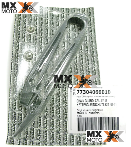 Guia de Corrente / Guia da Balança Preta Original KTM Factory 2007 a 2011 ( com PDS ou Link ) - 77304066010