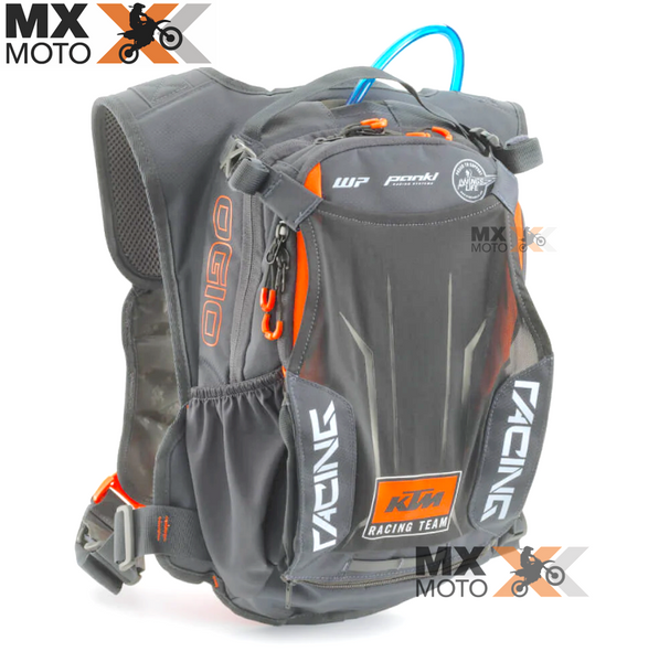 ( No Pix R$ 1599,00 ) Mochila de Hidratação Original KTM Baja 2 Litros modelo 2024 ( Preta e Laranja ) - 3PW240000700