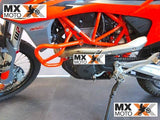 Protetor de Motor Inferior Laranja ( Gaiola Tubular ) Original KTM 690 ENDURO R / SMC R 2019 a 2024 - 76912968044EB