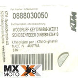 Trava do Virabrequim DIN6888-3X5X13 Original KTM 1994 a 2025  - HUSABERG 11/14 - HUSQVARNA 2014 a 2025 - GAS GAS 2T 250/300 21 a 25 - 0888030050