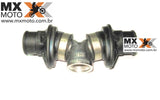 Junção em Y do Radiador Original KTM 2T e 4T 2011 a 2016  / Husqvarna 2T e 4T 2014 A 2016 - Husaberg TE / FE 13 e 14 - 77235071044